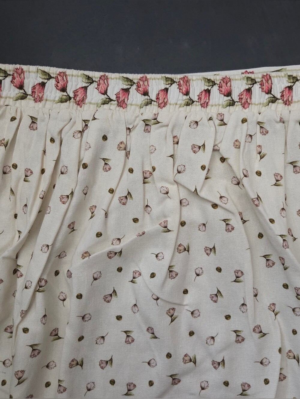 NWT - Max Studio Linen Blend Botanical Birch Leafy Floral Maxi Skirt - Size M - Picture 12 of 12